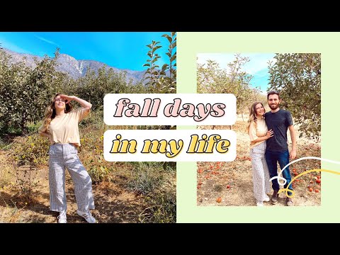 FALL DAYS IN MY LIFE | Halloween Road, Matt’s 25th birthday, and going to the apple orchard!