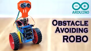 Arduino Simple Obstacle Avoiding ROBO