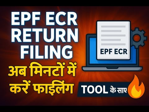 EPF Return Filing Online | Easy ECR Tool Tutorial | File EPF Return in Minutes. - 2025