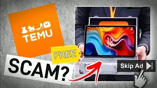I clicked the FREE Temu Tablet ad to see if it was real