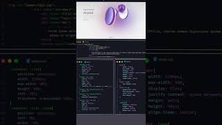 Airpods Animation #foryou #coding #webcode #programming #webcoding #learnwebcode #webcoder #viral
