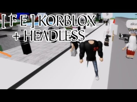 FE KORBLOX OUTFIT IN BROOKHAVEN! + HEADLESS VISIBLE FOR OTHER PLAYERS