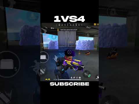 MAC 7& P90 OP CLUTCH 1VS4 #freefire #freefirehighlights #freefireindia #garenafreefire #1vs4#p90