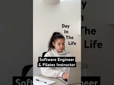 Day in the life: Software Engineer and Pilates instructor #softwareengineer #dayinthelife #wfh