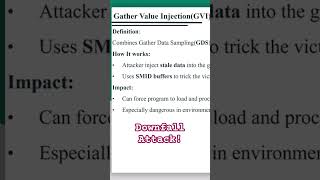 Downfall Attack Explained #downfallattack #shortvideo #infosectube #sidechannel