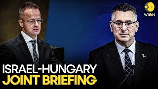 LIVE: Hungarian Foreign Minister Peter Szijjarto & Israeli FM Gideon Saar Hold Joint Press Briefing