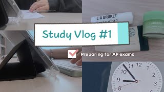 Study Vlog 📖| Productive day 📚 AP Exam Prep 🖊️