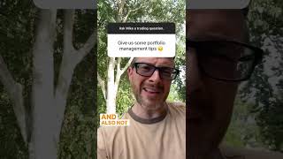 Portfolio Management Tips