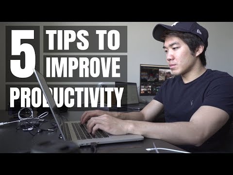 5 Tips To Improve Productivity