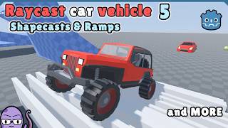 Custom Raycast Vehicle Physics in Godot #5 | Shapecasts and Ramps