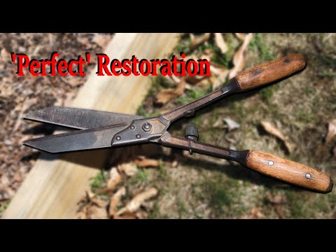 Perfect Restoration of 80 Year-Old Wiss Perfect Handle Shears