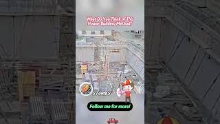 What Do You Think of This House-Building Method?  odernConstruction #HomeBuilding #InnovativeDesign