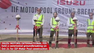 ISUZU Motor Pool Groundbreaking Event