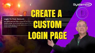 Divi Theme Create A Custom Login Page
