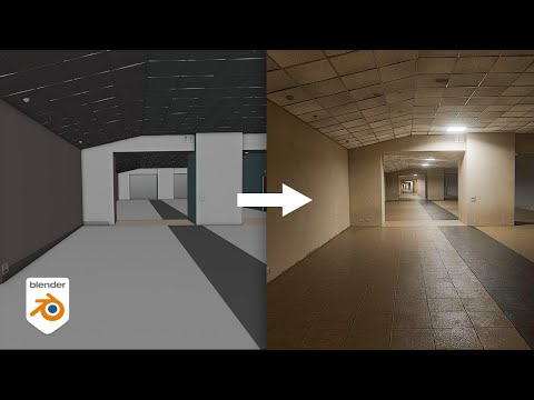 How I Make Realistic Liminal Spaces in Blender