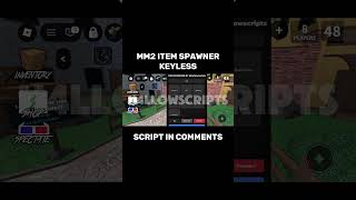 MM2 ITEM SPAWNER [KEYLESS] #mm2cheats #roblox #mm2dupe #mm2 #mm2dupeexploit #murdermystery2