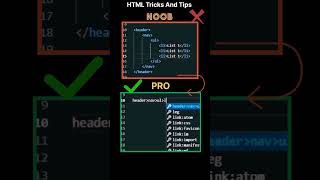 NOOB 😃 VS PRO 😎 Html tricks and tips #shortsfeed#coding#shorts#html#trending#viralshort