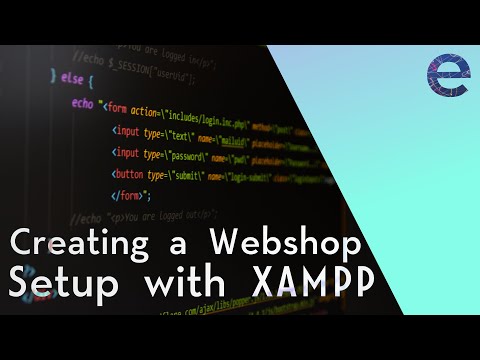 Creating a Webshop | 2. Setup with XAMPP