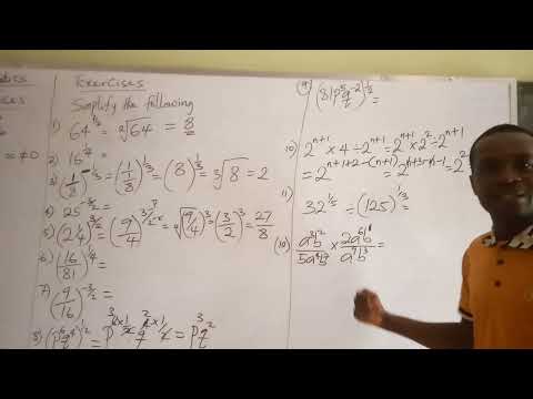 FURTHER EXERCISES ON INDICES