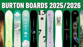 New Burton Snowboards of 2025/2026