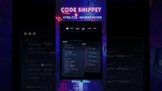 HTML/CSS: Navbar #css#html#responsive#tricks#tips#challenge#frontend#project#js#kpop#trending#shorts