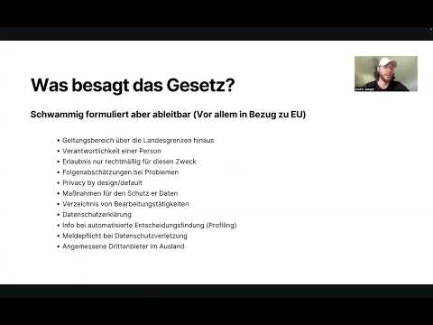 Schweizer DSG erklärt + RICHTIG umsetzen