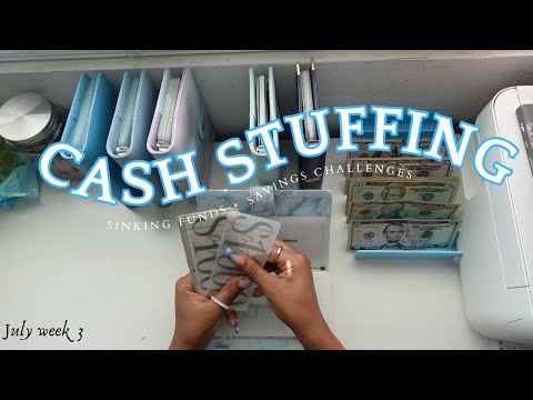 Cash Stuffing July week 3| 2025 | How to cash stuff and save money