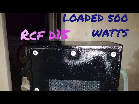 Rcf d15 500watts with built in tweeter rooftop is dancing