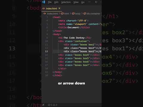 Best VS Code Shortcuts that you might not know #shorts