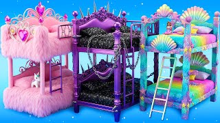 Mermaid Room Makeover Challenge! Rumi vs Mermaid vs Ballerina Cappuccino in Real Life! Hana Teens