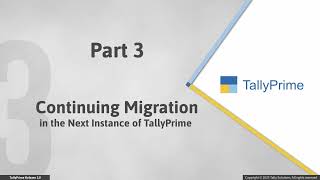 How to Migrate Company Data to TallyPrime Release 3.0 _ International || Tally Prime 3.0