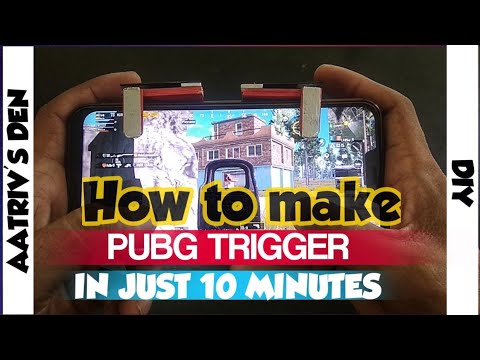 How to make simple PUBG trigger at home in 10 minutes / DIY / AATRIV'S DEN