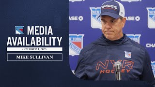 NYR Training Camp: Mike Sullivan Media Availability | October 1, 2025