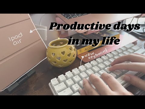Study vlog| Keyboard unboxing, Studying and chilling.