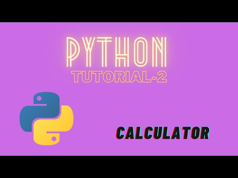 Python part-2||Calculator||python||vsc||tutorial