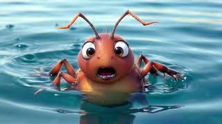 The Ant and the Dove | Aesop's Fables for Kids | Bedtime Story About Kindness