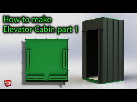 How to make Elevator Cabin _ Part 1 #design