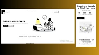 🔥Interior Design Website With React Javascript And Tailwind css