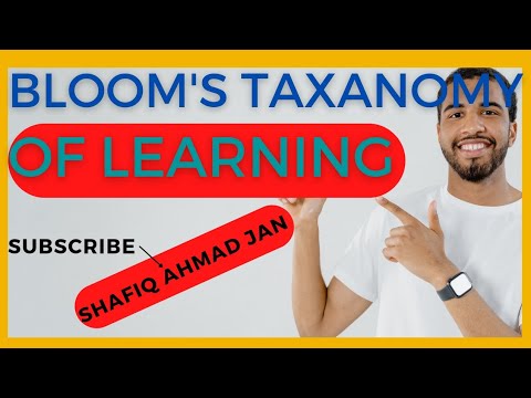 Bloom's Taxanomy of Learning:  Explained: Cognitive Domain of Learning: What is Bloom's Taxanomy?