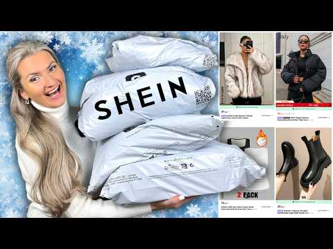 HUGE SHEIN WINTER BASICS TRY ON HAUL *winter essentials, coats, shoes, sweaters and more* 📦
