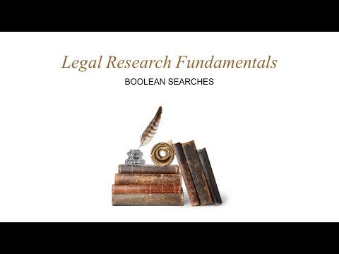 Unit #2, Video #6: Boolean Searches