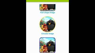 Round and Circle Image in Android