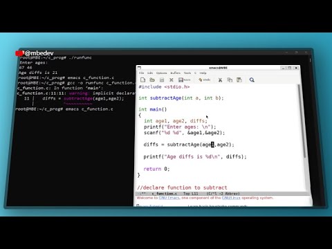 Programming-How to write a C Function