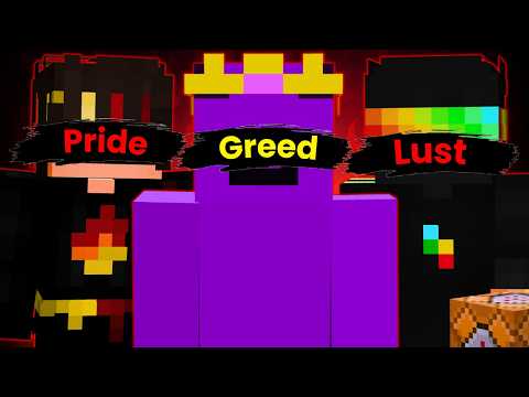 The 7 Deadly Sins as Unstable SMP Characters