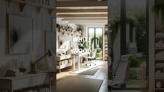 White x Wood style house #airoomtour #roomtour  #interior #whiteinterior #woodinterior