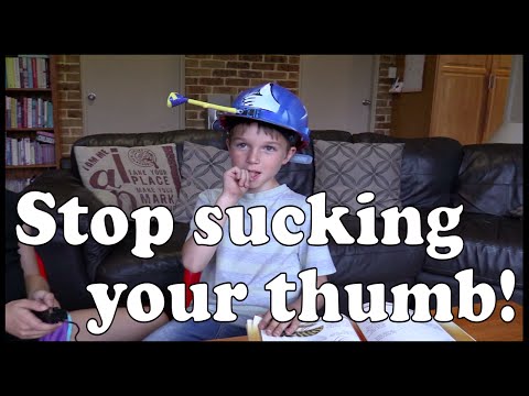 How to stop kids sucking on their thumbs invention gizmo