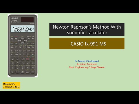 Newton Raphson's Method with Scientific Calculator (CASIO fx-991 MS) | Short Trick for direct root
