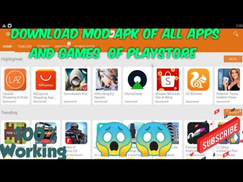DOWNLOAD APP THAT ARE NOT IN PLAYSTORE AND MOD APK TOO