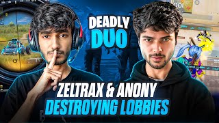 WHEN ZELTRAX & ANONY PLAYED TOGETHER 😳 | INTENSE 1V4 CLUTCHES!
