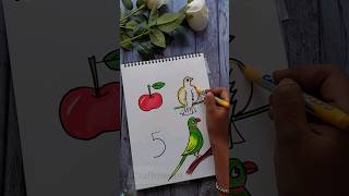 Simple DIY drawing #shorts #shortsfeed #drawing #diydrawing #creative #numberdrawing